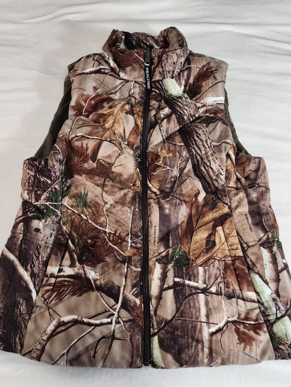 Realtree AP Camo Fleece Lined Hunting Vest